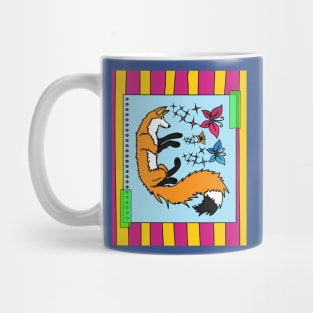 Sweet Retro Vintage Cartoon Fox Mug